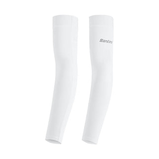 Santini Summer Arm Coolers 2.0 - White