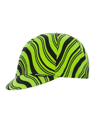 Santini Kinetic Cycling Cap - Fluro Green