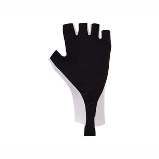 Santini Madss Aero Dynamic Half Finger Gloves - White