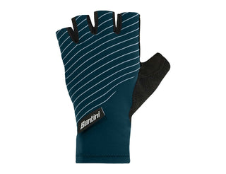Santini Riga Long Cuff Summer Gloves - Teal