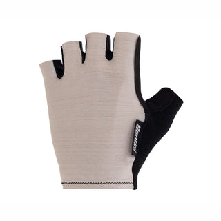 Santini Tact Fingerless Summer Half Finger Gloves - Cappuccino