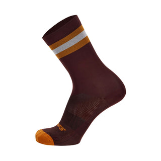 Santini Bengal 3S High Profile Socks - Burgundy