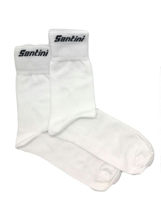 Santini High Profile Socks - White