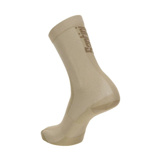 Santini Puro High Prof Cycling Socks - Cappuccino