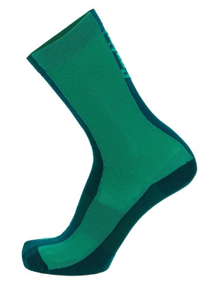 Santini Puro High Prof Cycling Socks - Green