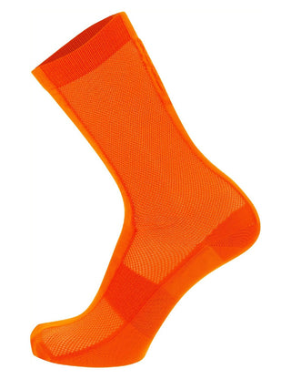 Santini Puro High Prof Cycling Socks - Orange