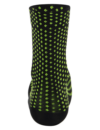 Santini Sfera Medium Profile Socks - Fluro Green