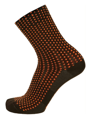 Santini Sfera Medium Profile Socks - Fluro Orange