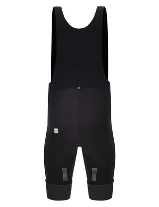 Santini Adapt Shell Bib-Shorts Git - Black