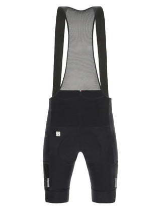 Santini Gravel Men's Bib-Shorts Git - Black Nero