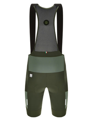 Santini Gravel C3 Chamois Bib-Shorts - Military