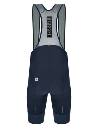 Santini Karma Delta Men's Bib-Shorts - Nautica Blue