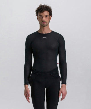 Santini Dry Long Sleeve Baselayer - Black Nero