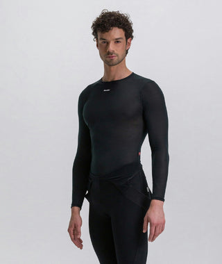 Santini Dry Long Sleeve Baselayer - Black Nero