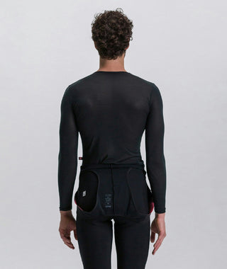 Santini Dry Long Sleeve Baselayer - Black Nero