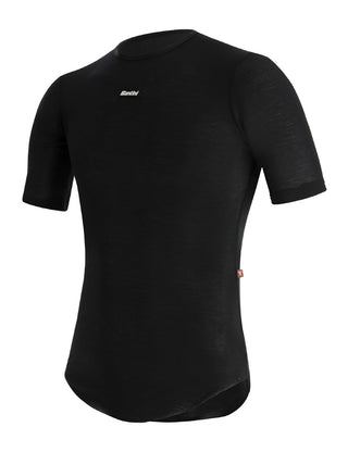 Santini Dry Short Sleeve Baselayer - Black Nero
