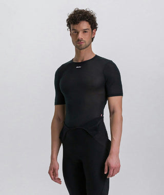 Santini Dry Short Sleeve Baselayer - Black Nero