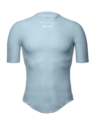 Santini Lieve Men's Short Sleeve Baselayer - White