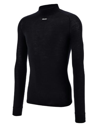 Santini Lana Long Sleeve 4W Wool Baselayer - Black
