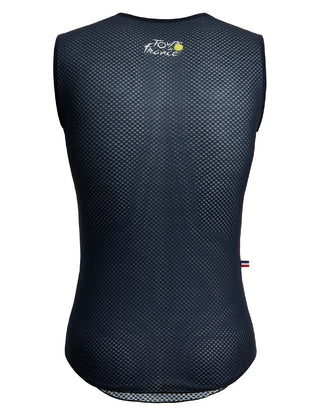 Santini TDF Champs Elysees Trionfo Sleeveless Baselayer - Blue