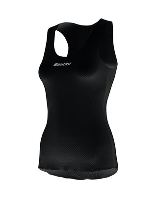 Santini Dry Women's Sleeveless Baselayer - Black