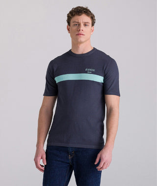 Santini Bianchi Classic Men's Short Sleeve T-Shirt - Grey