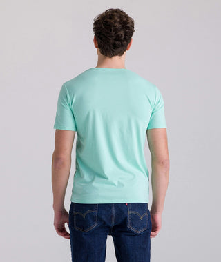Santini Bianchi Fan Men's Short Sleeve T-Shirt - Celeste