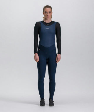 Santini Pure Dye Gil 4W Thermal Women's Bib-Tights - Nautica Blue