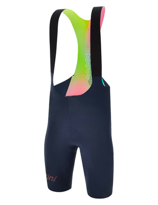 Santini Unico Men's Bib-Shorts - Nautica Blue
