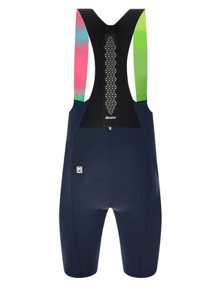 Santini Unico Men's Bib-Shorts - Nautica Blue