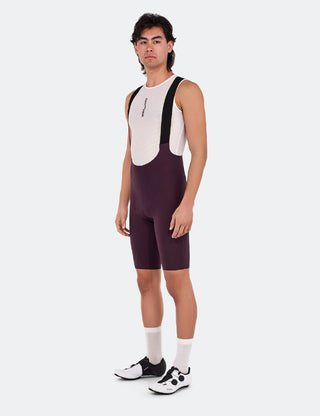 Santini Unico Edge Men's Bib-Shorts - Burgundy
