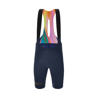Santini Unico Edge Men's Bib-Shorts - Nautica Blue