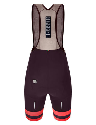 Santini Karma Bengal Women's Bib-Shorts - Vineyard