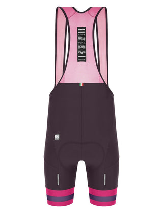 Santini Tono Kinetic Women's Bib-Shorts - Vineyard
