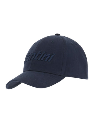 Santini Logo Cotton Caseball Cap - Nautica Blue