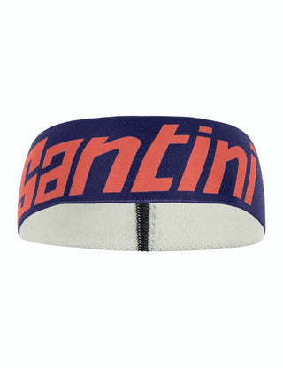 Santini Forza Indoor Training Headband - Orange Purple
