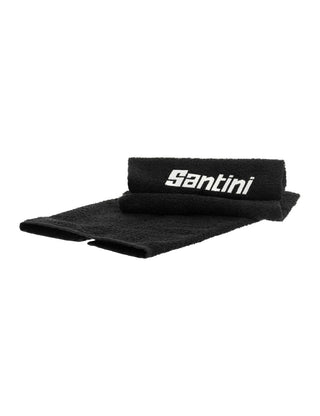 Santini Forza Indoor Training Sweat Towel - Black