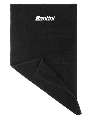 Santini Forza Indoor Training Sweat Towel - Black