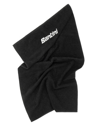 Santini Forza Indoor Training Sweat Towel - Black