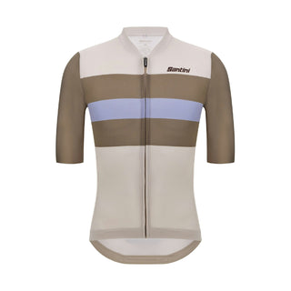Santini Bengal Short Sleeve Unisex Jersey Pro Fit - Military Green