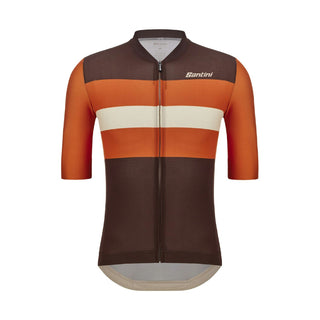 Santini Bengal Short Sleeve Unisex Jersey Pro Fit - Orange