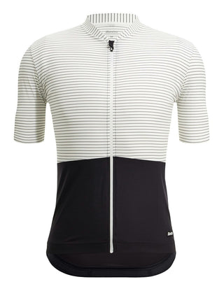 Santini Colore Riga Men's Summer Short Sleeve Jersey - White
