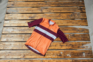 Santini Eco Sleek Bengal 4S Men's Short Sleeve Jersey - Orange