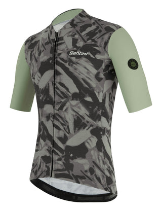 Santini Gravel Race Men's Short Sleeve Jersey - Grey Camo