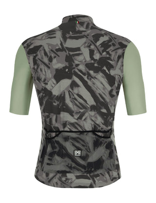 Santini Gravel Race Men's Short Sleeve Jersey - Grey Camo