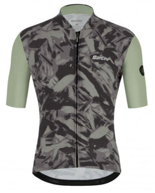 Santini Gravel Race Men's Short Sleeve Jersey - Grey Camo