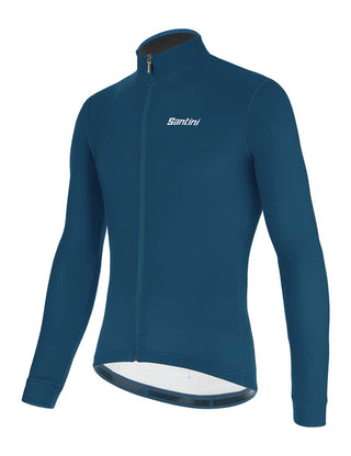 Santini Colore Winter Men's Long Sleeve Jersey - Teal