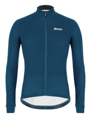 Santini Colore Winter Men's Long Sleeve Jersey - Teal