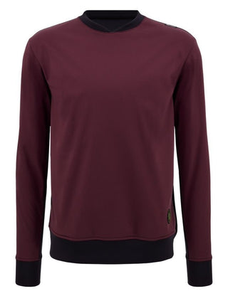 Santini Wind Block Gravel Sweatshirt - Burgundy