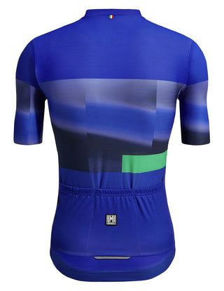 Santini Mirage Men's Summer Short Sleeve Jersey - Nautica Blue